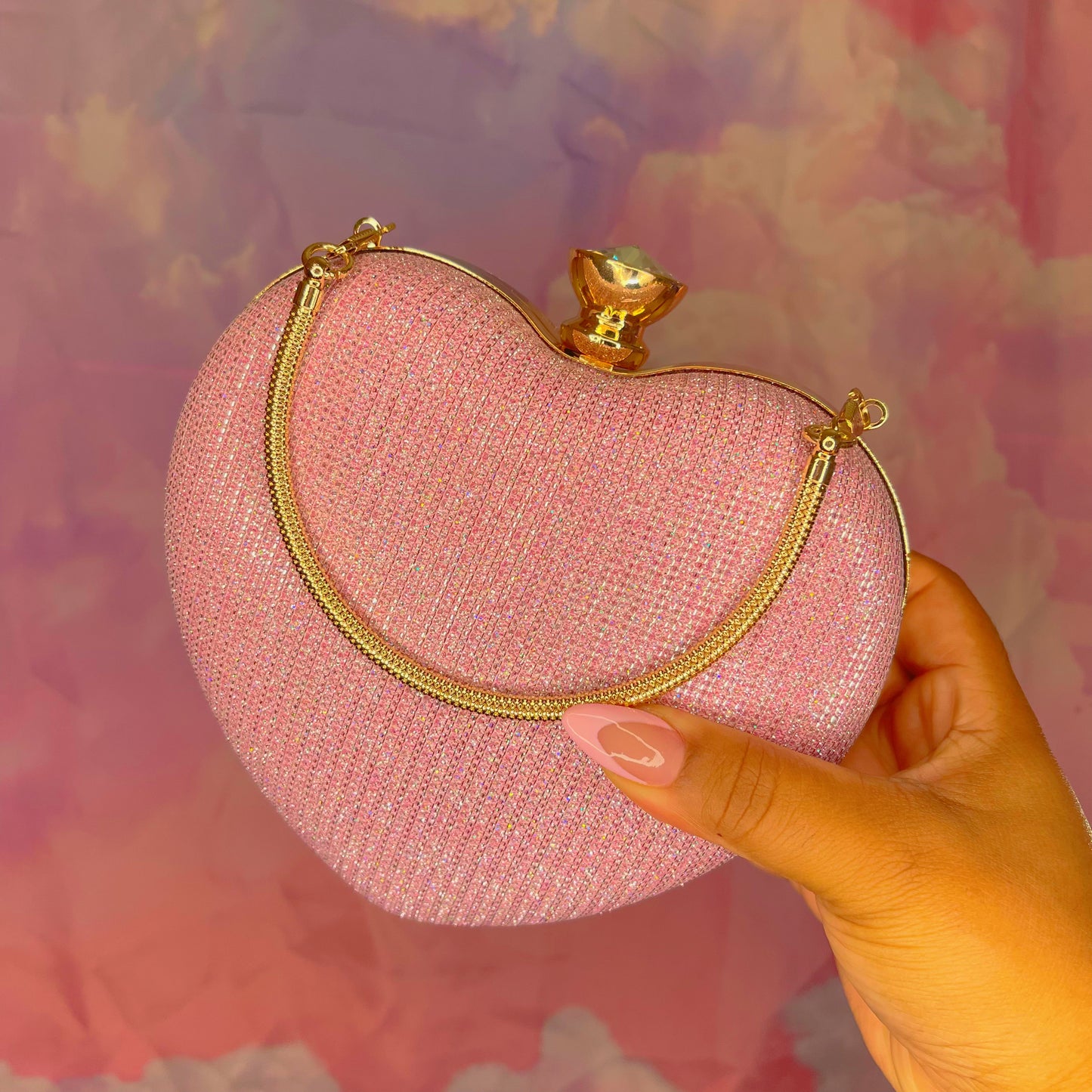 Gorgeous Heart Clutch Bag