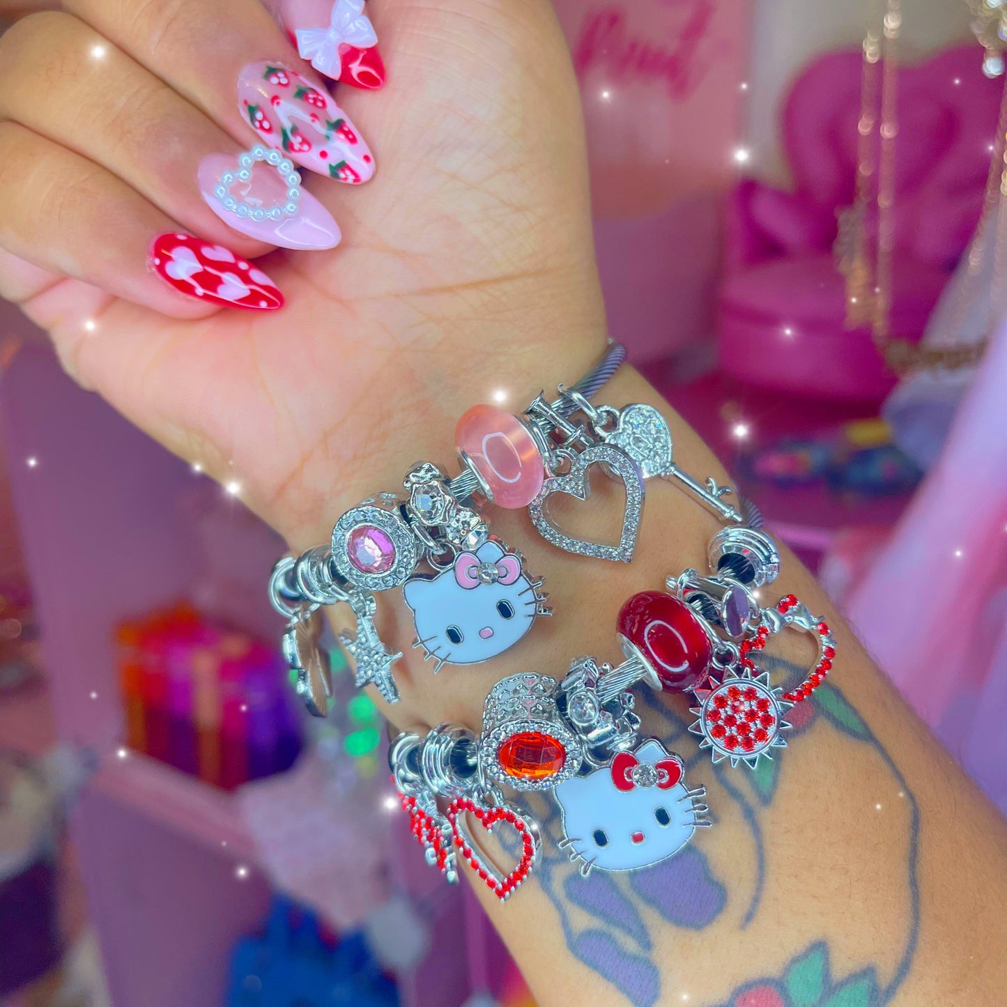 Hello Kitty Boujee Cuff Bracelets