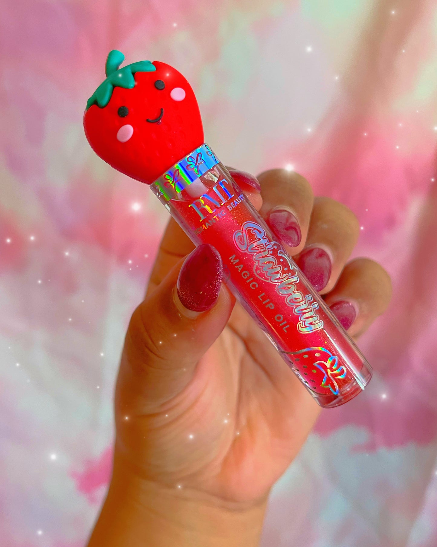 Strawberry Iridescent Lipgloss