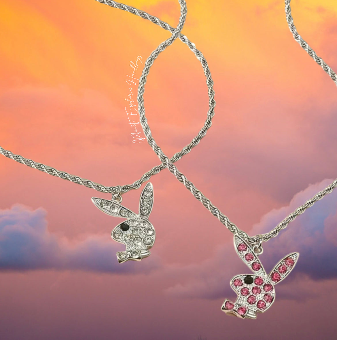Bunny Bling Charm Necklaces