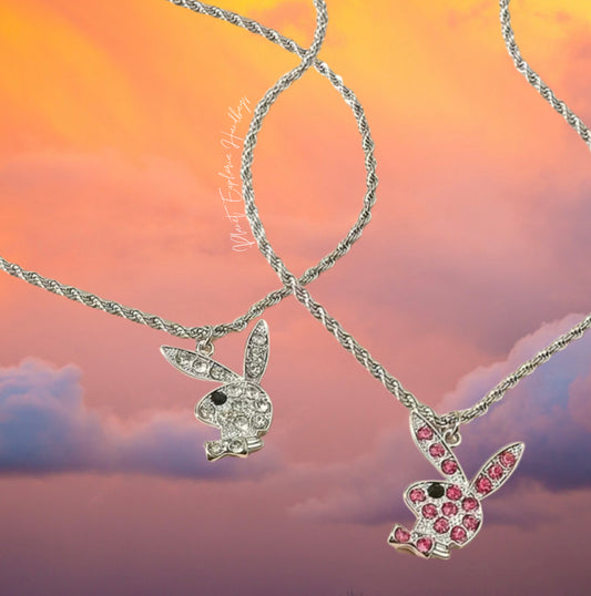 Bunny Bling Charm Necklaces