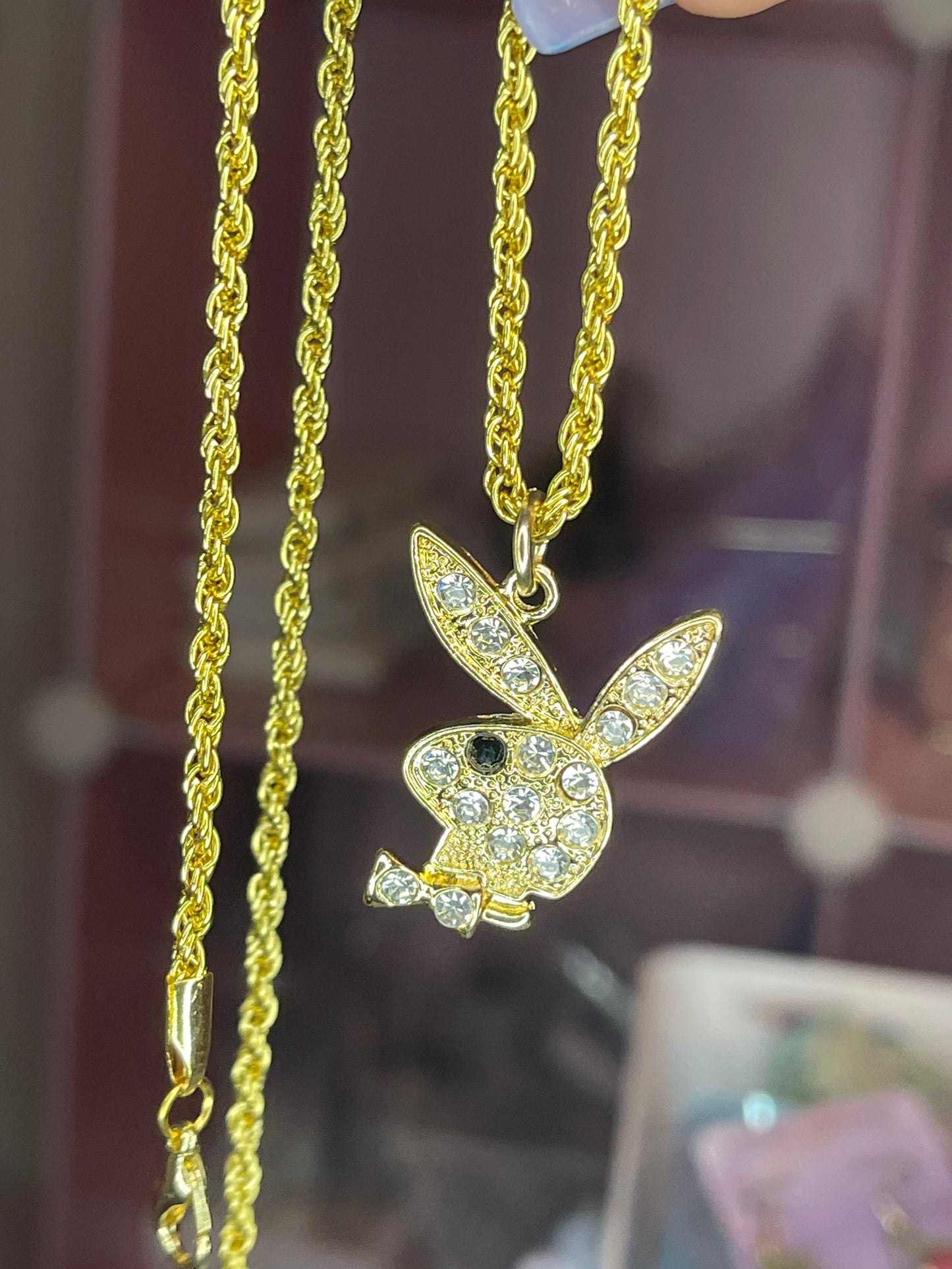 Bunny Bling Charm Necklaces