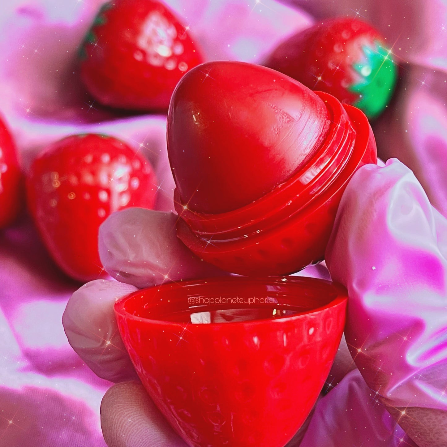 Strawberry Lip Balms