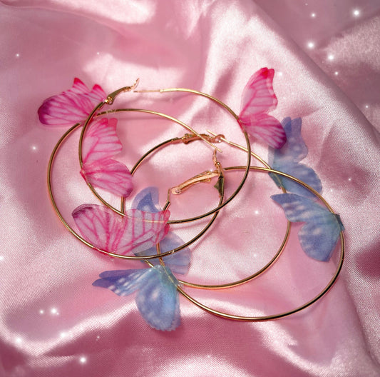 Butterfly Flutter Hoops