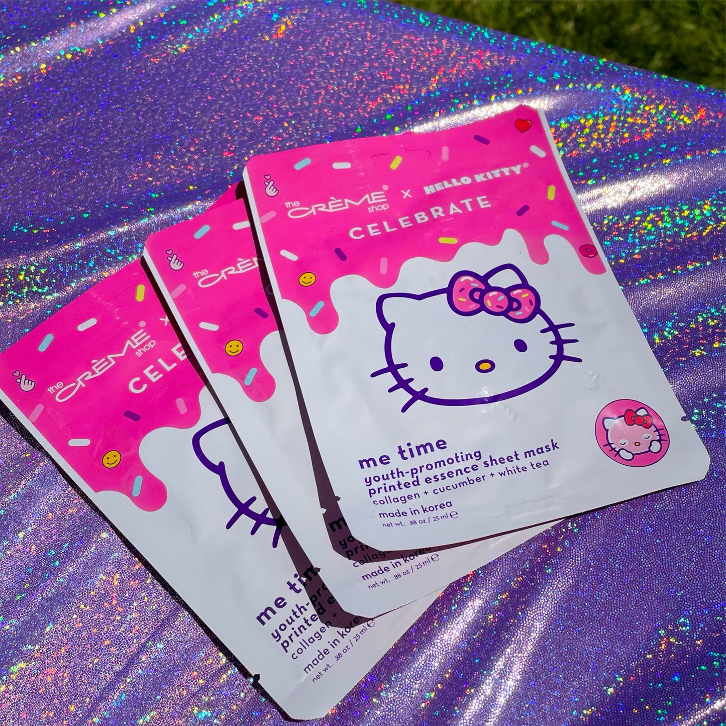 Hello Kitty "Celebrate" Collagan Sheet Mask