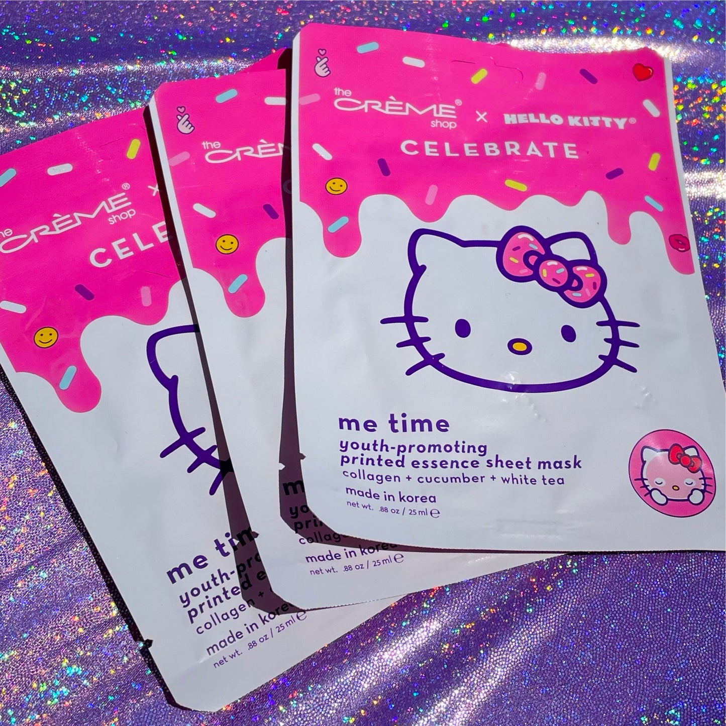 Hello Kitty "Celebrate" Collagan Sheet Mask