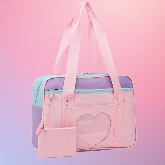 Kawaii Skool Girl Tote Bag